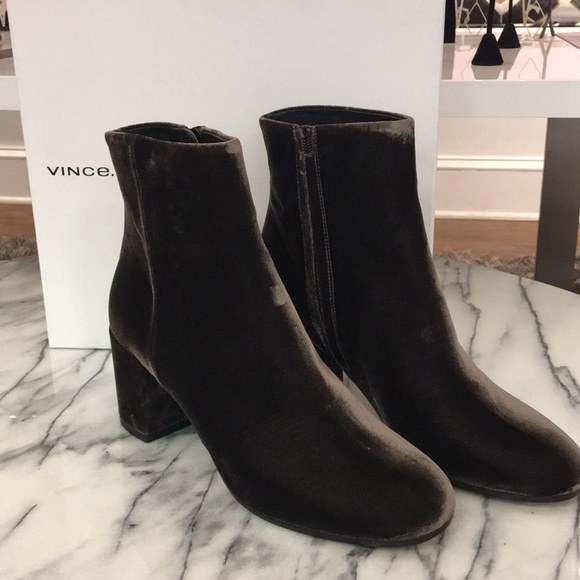 vince blakely suede bootie